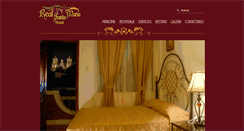 Desktop Screenshot of hotelrealsantamaria.com
